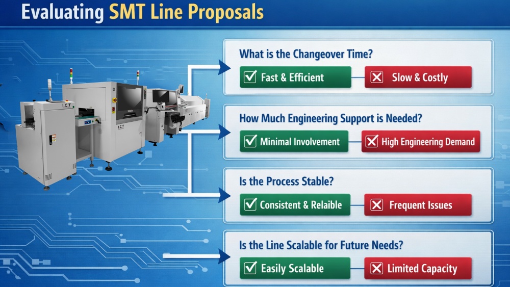 How EMS Factories Should Evaluate SMT Line Proposals כיצד מפעלי EMS צריכים להעריך הצעות קו SMT