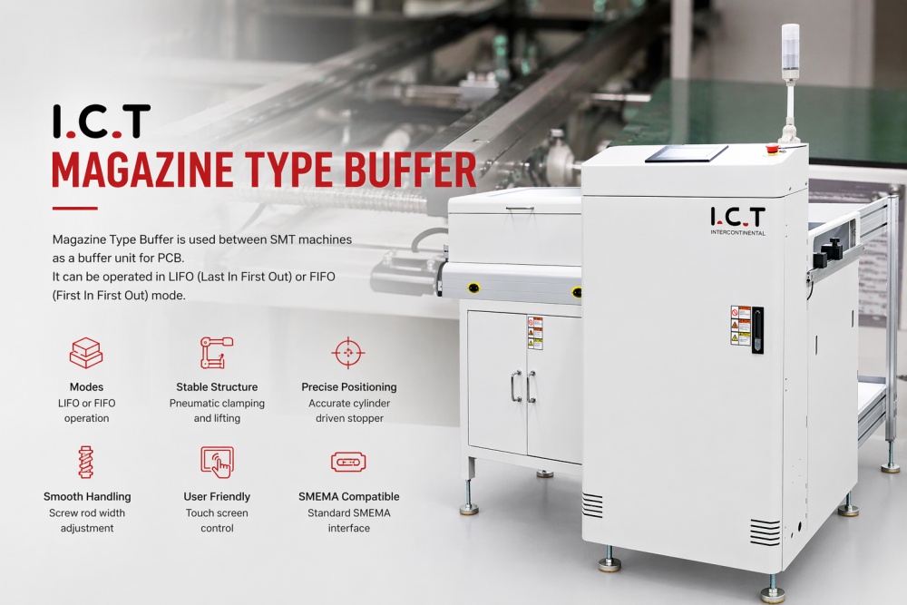 I.C.T PCB Magazine Type Buffer מאגר סוג מגזין ICT PCB