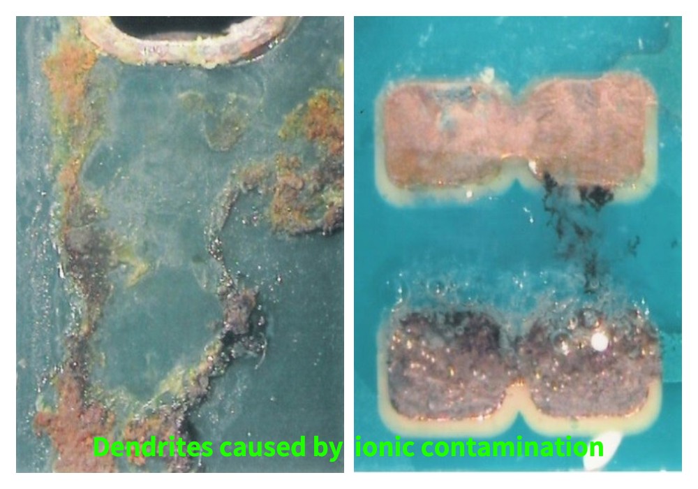 דנדריטים הנגרמים כתוצאה מזיהום יוני