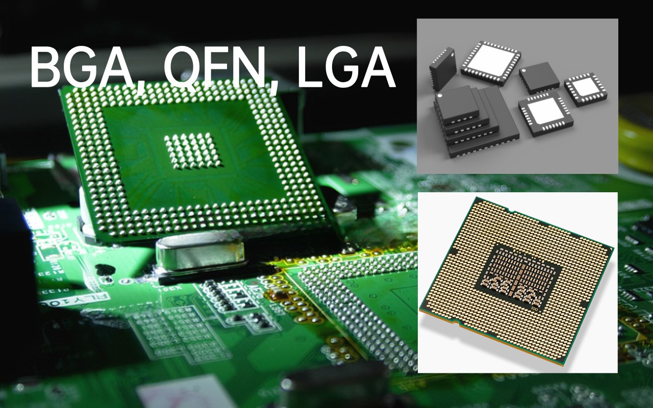 1.2 Rise of BGA, QFN, LGA-Defects Become Hidden 1.2 עלייה של BGA, QFN, LGA-פגמים נעשים מוסתרים