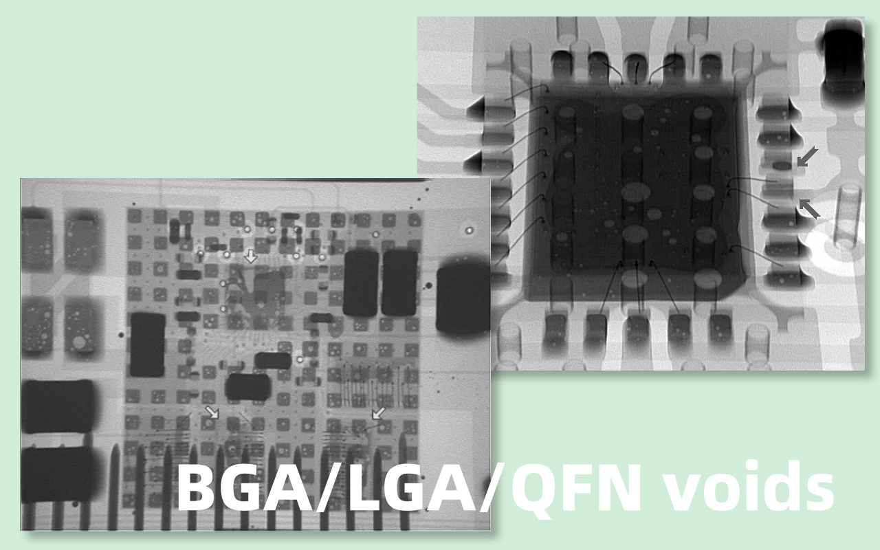 3.1 BGA:LGA:QFN voids and industry acceptance criteria 3.1 חללים של BGA:LGA:QFN וקריטריוני קבלה בתעשייה