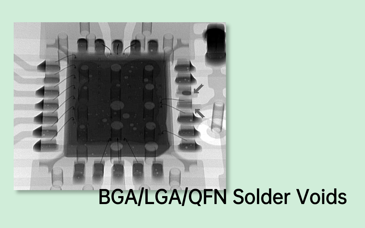4.1 BGA:LGA:QFN Solder Voids 4.1 חללי הלחמה BGA:LGA:QFN