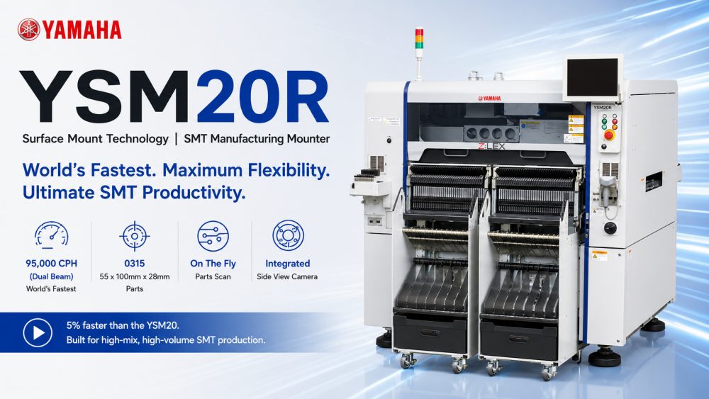 YSM20R Yamaha Modular Smt Line Chip Mounter Machine YSM20R Yamaha Modular Smt Line מכונה להרכבת שבבים