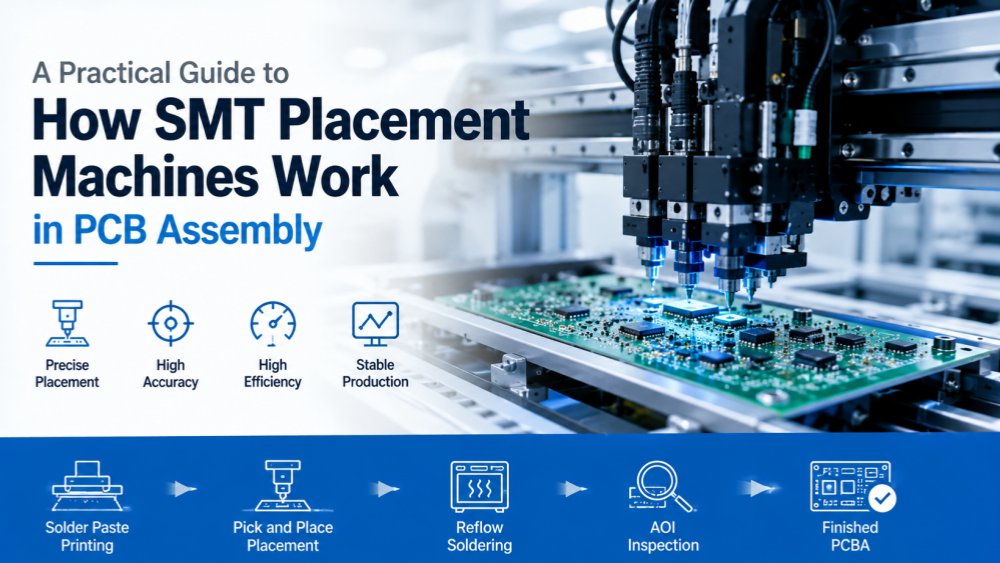 How SMT Placement Machines Work כיצד פועלות מכונות מיקום SMT