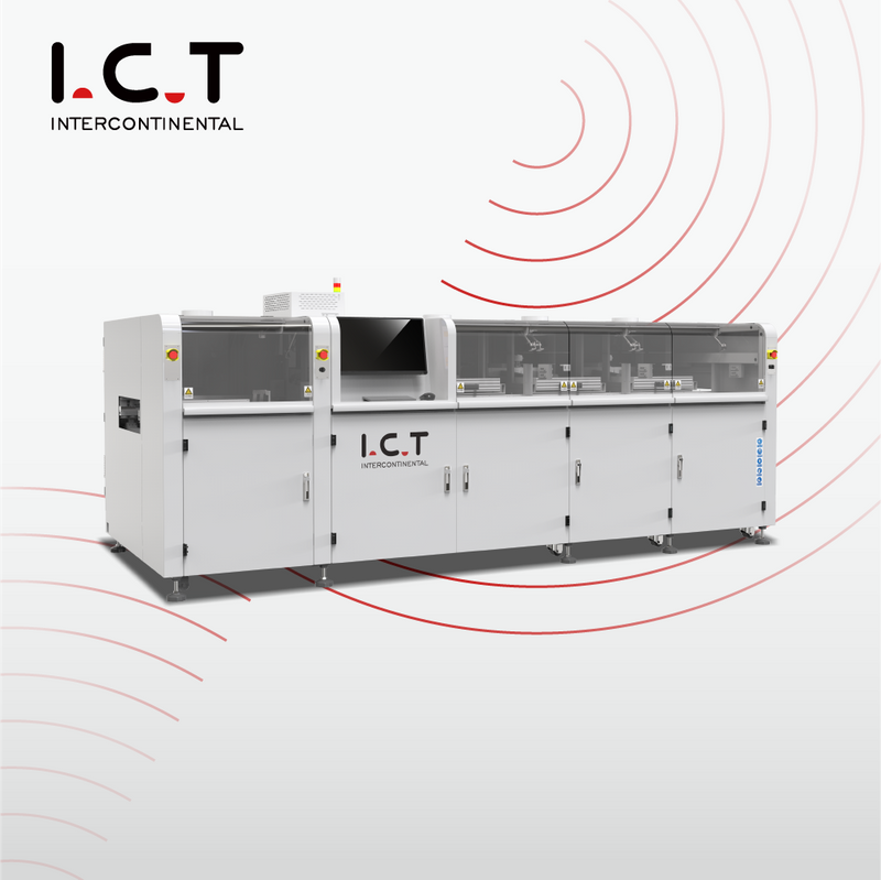 ICT-SS550P2 |מתקדם מקוון 3 סיר הלחמה סלקטיבי גל מכונת הלחמה מחיר מפעל