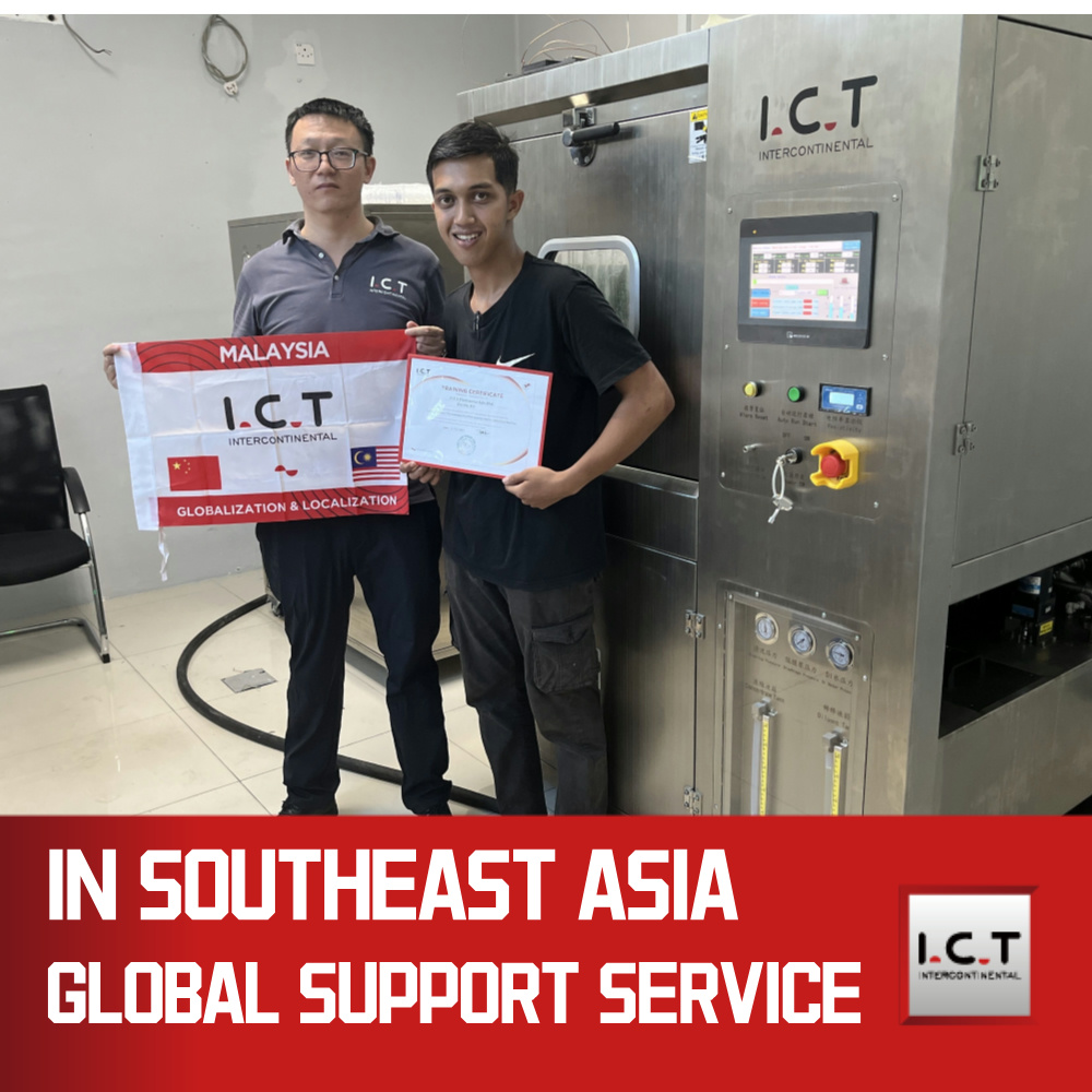 ICT-6300 | SMT PCBA אוטומטי מכונת ניקוי מקוונת