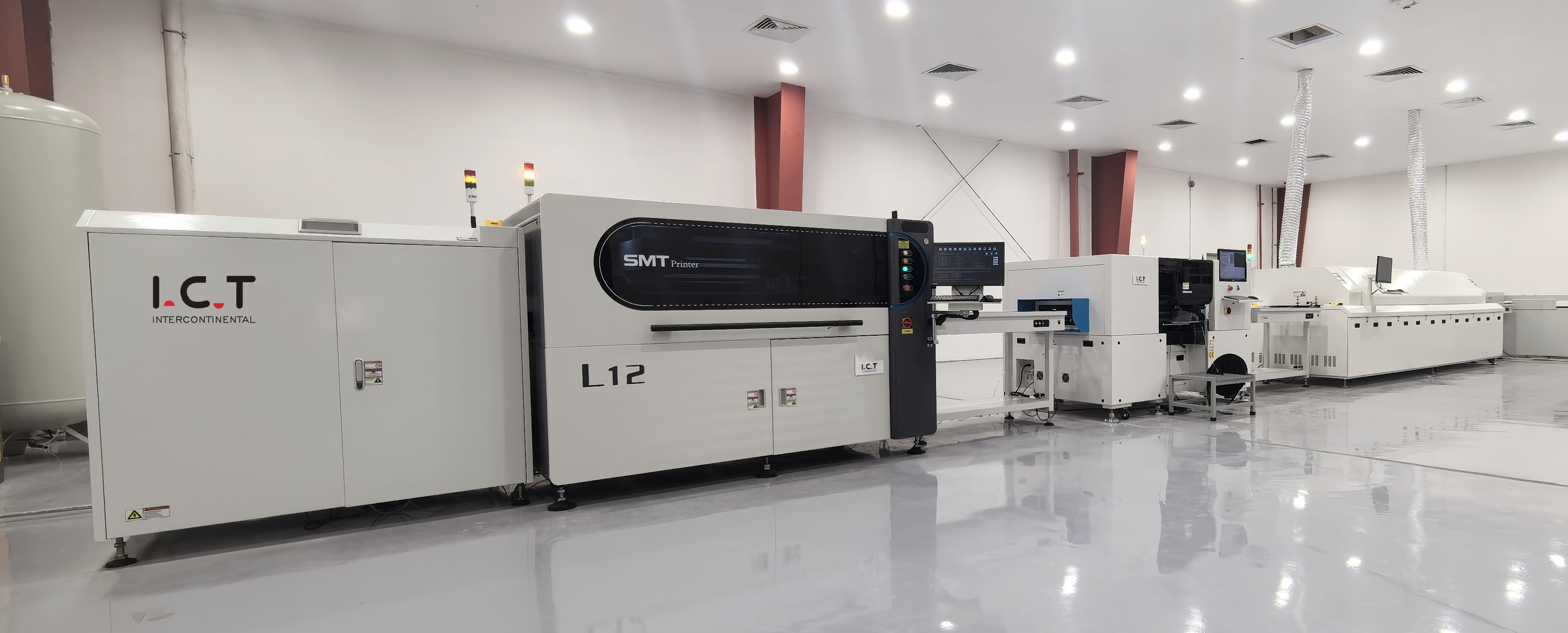 קו SMT של ICT ביצרן תאורת LED ערבי סעודי