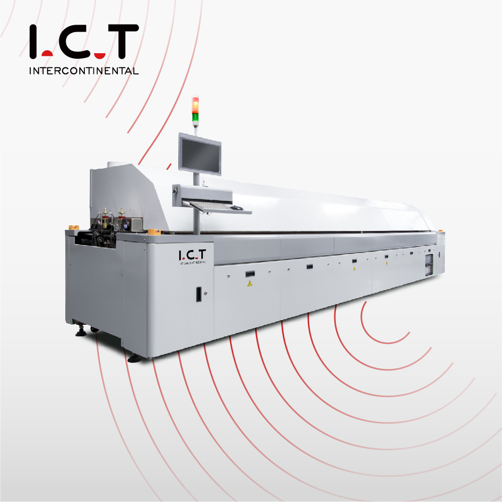 תנור זרימה חוזרת של PCB חנקן עבור מכונת זרימת הלחמה SMT