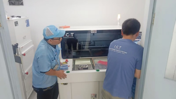 תמיכה טכנית של ICT במכונת נתב PCBA ל- EMS באינדונזיה.
