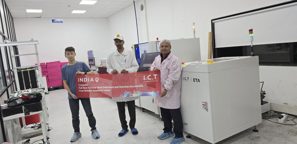 מכונת ICT SMT Line בהודו