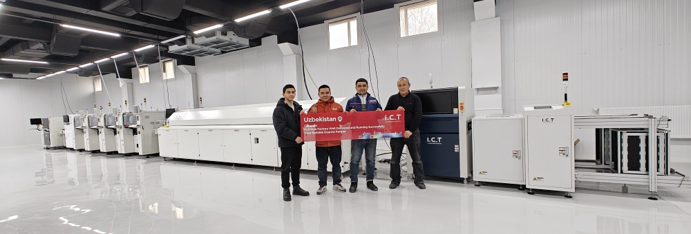 תמיכה טכנית של ICT SMT ו-DIP Line באוזבקיסטן