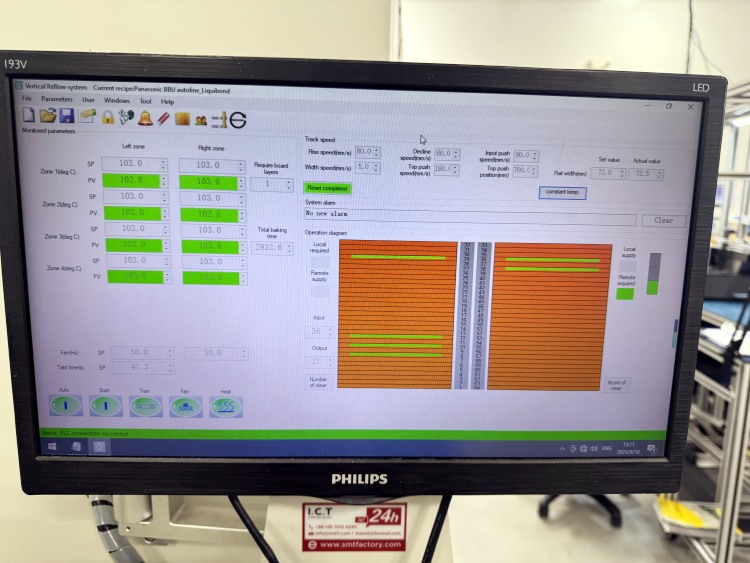 ICT תמיכה יתר על המידה בתנור ריפוי אנכי במקסיקו 1