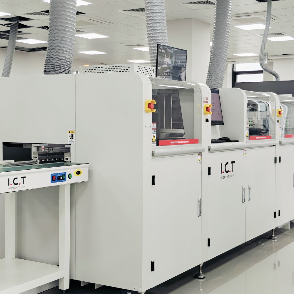 תקשוב | PCB של מכונת הלחמת גלים שולחן עבודה סלקטיבי THT לא מקוון