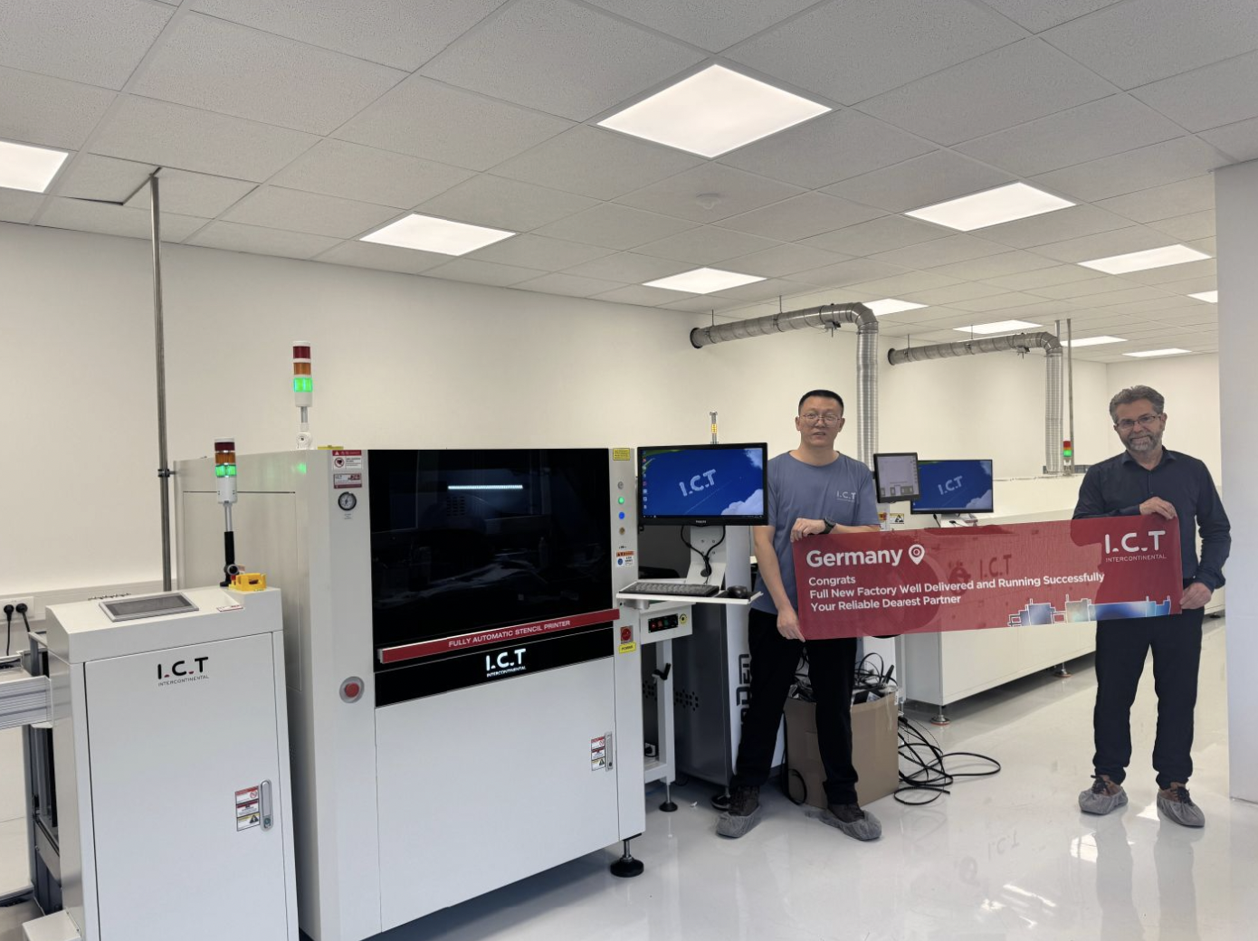 ICT SMT full Line הותקן בהצלחה.png