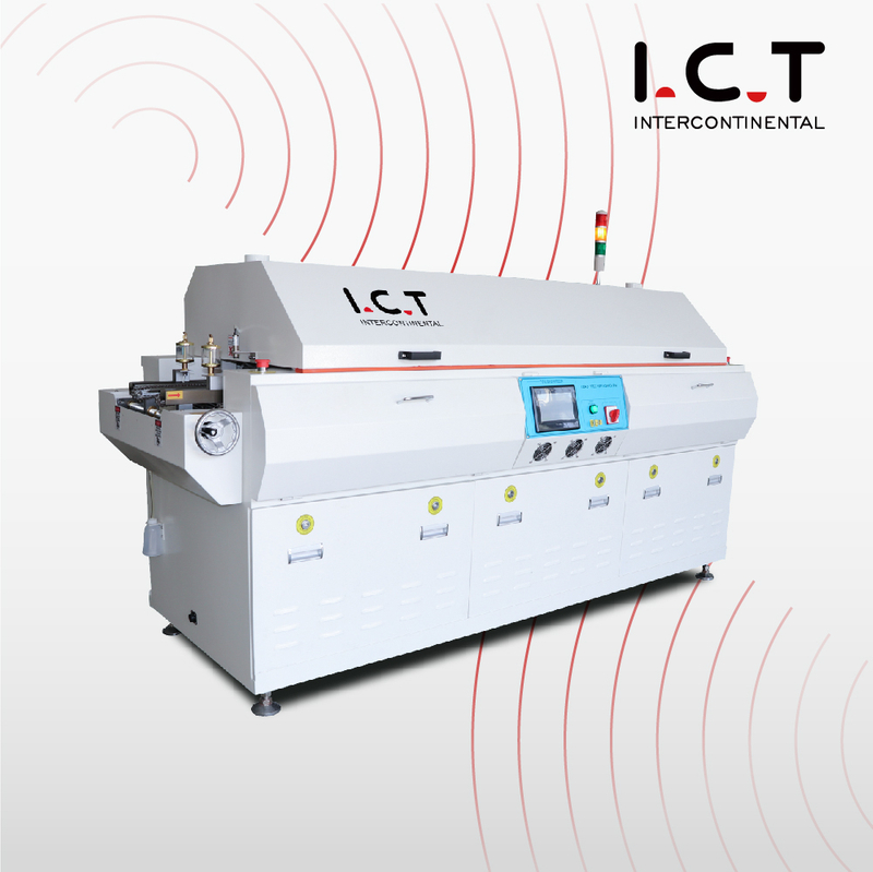תנור זרימה חוזרת של PCB חנקן עבור מכונת זרימת הלחמה SMT