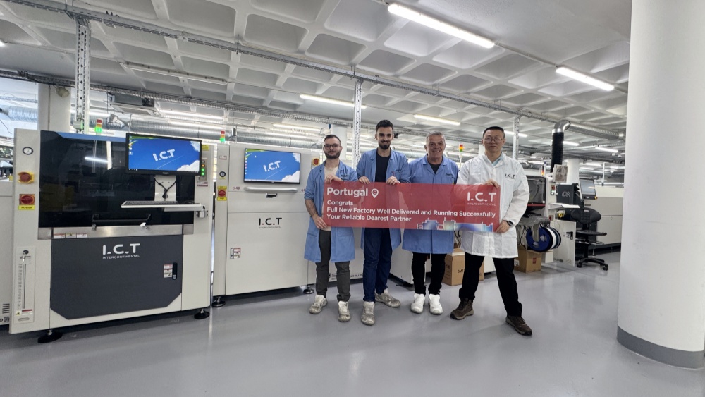 אספקה ​​מוצלחת של ICT פתרון קו SMT בפורטוגל.jpg