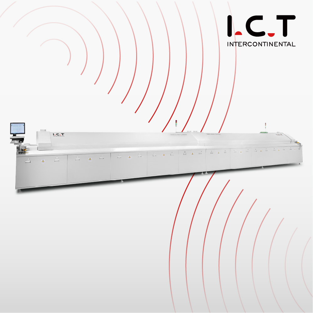 מכונת ICT Reflow Oven SMT עם גודל PCB ברוחב 450