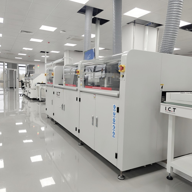 ICT-SS550 | מכונת הלחמה גלים סלקטיבית מקוונת אוטומטית מלאה 