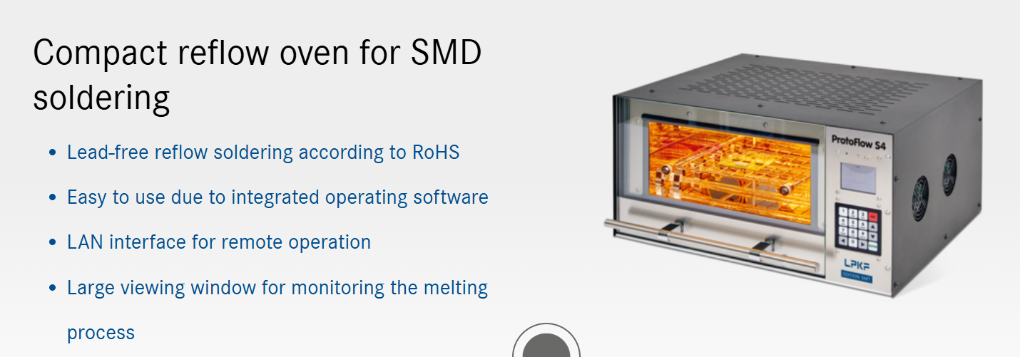 מכונת הלחמה מחדש של LPKF Protoflow