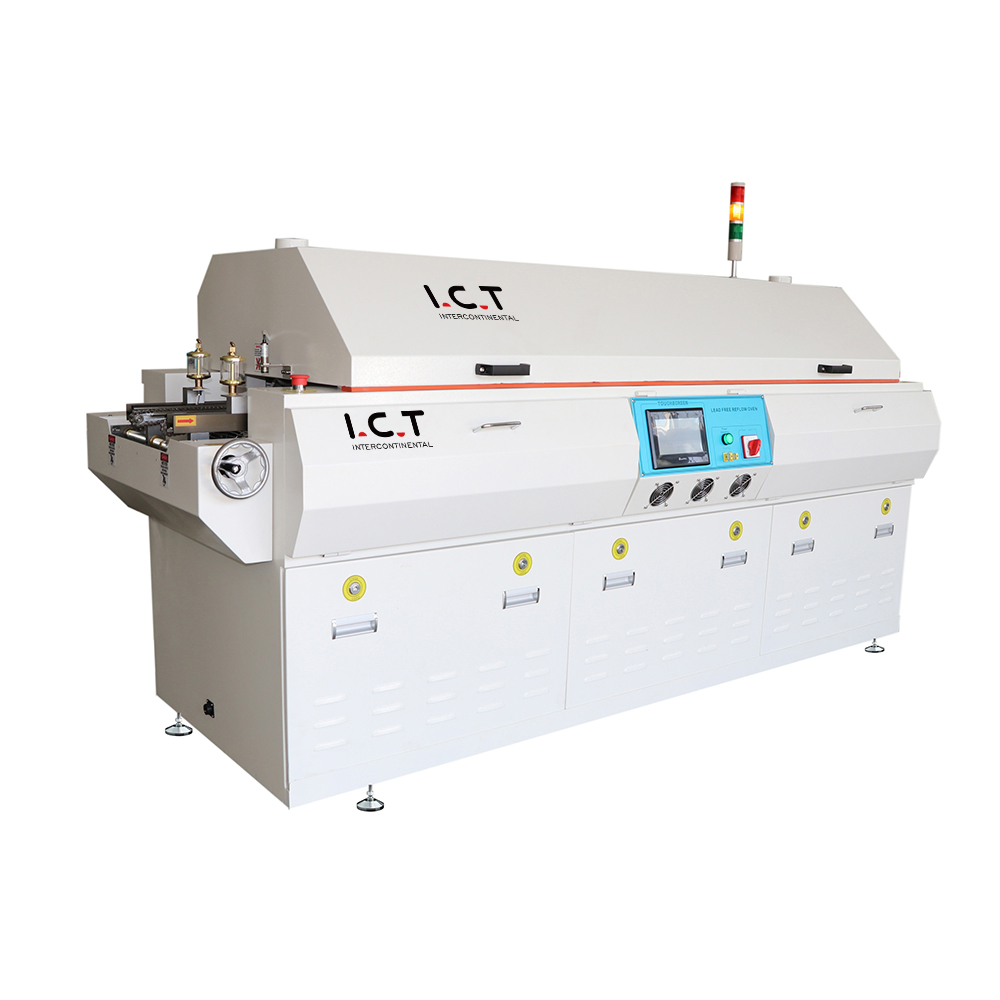 ICT-T6 |LED SMD Reflow הלחמה תנור פרופילר תרמי SMD Reflow Machine