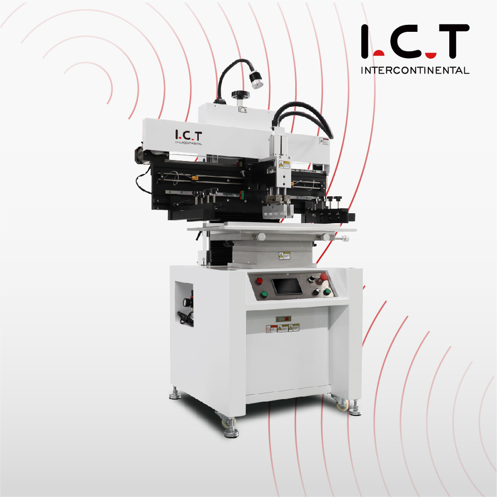 ICT SMT מכונת הדפסה חצי אוטומטית סטנסיל מדפסת הלחמה