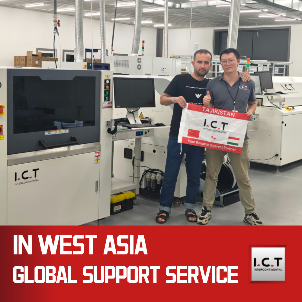 ICT-6534 | מכונת הדפסה להדבקת הלחמה SMT להרכבת PCB