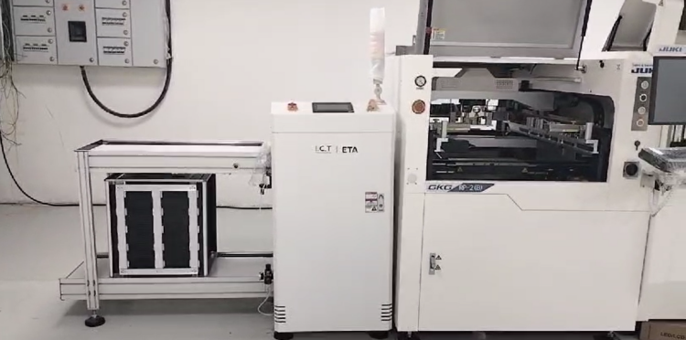 מכונת טיפול ב- PCB ICT עם ג'וקי