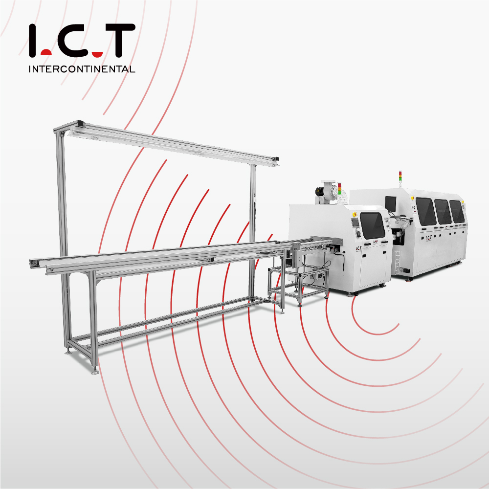 ICT-Acrab450 |מכונת הלחמה גלי חנקן בקו DIP