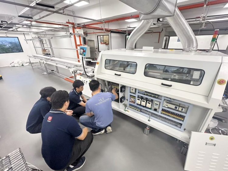 התקנת ICT באתר ותמיכה בהכשרת מהנדסים