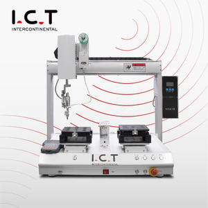 ICT-SR250D |Pcb Smd 5-Axis מכונת רובוט הלחמה רובוטית שולחנית 