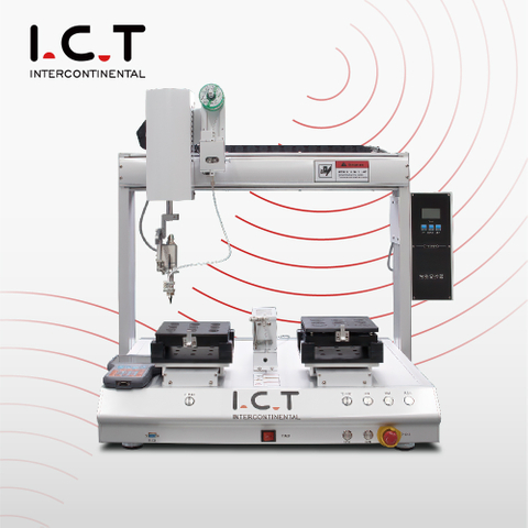 ICT-SR250D |Pcb Smd 5-Axis מכונת רובוט הלחמה רובוטית שולחנית 