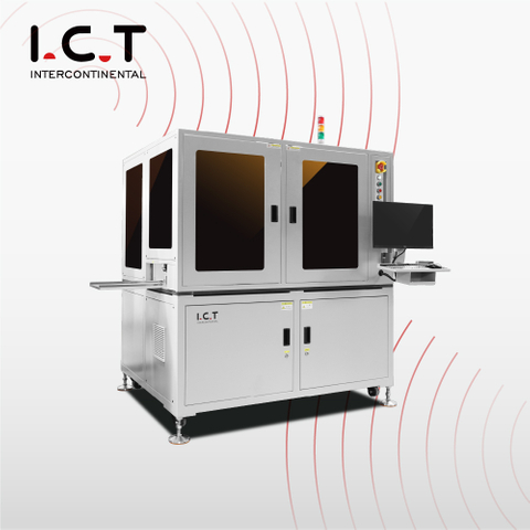 ICT LCO-350 |לוח PCB PCBA מכונת מפריד חותך חיתוך בלייזר מקוון