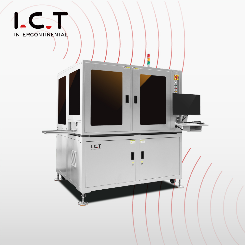 ICT LCO-350 |לוח PCB PCBA מכונת מפריד חותך חיתוך בלייזר מקוון