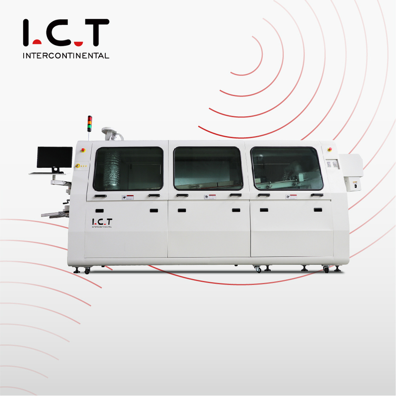 ICT-Acrab450 |מכונת הלחמה גלי חנקן בקו DIP