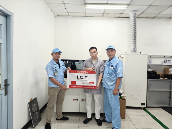 ICT תמיכה גלובלית ל- EMS עם מכונת Depaneling באינדונזיה