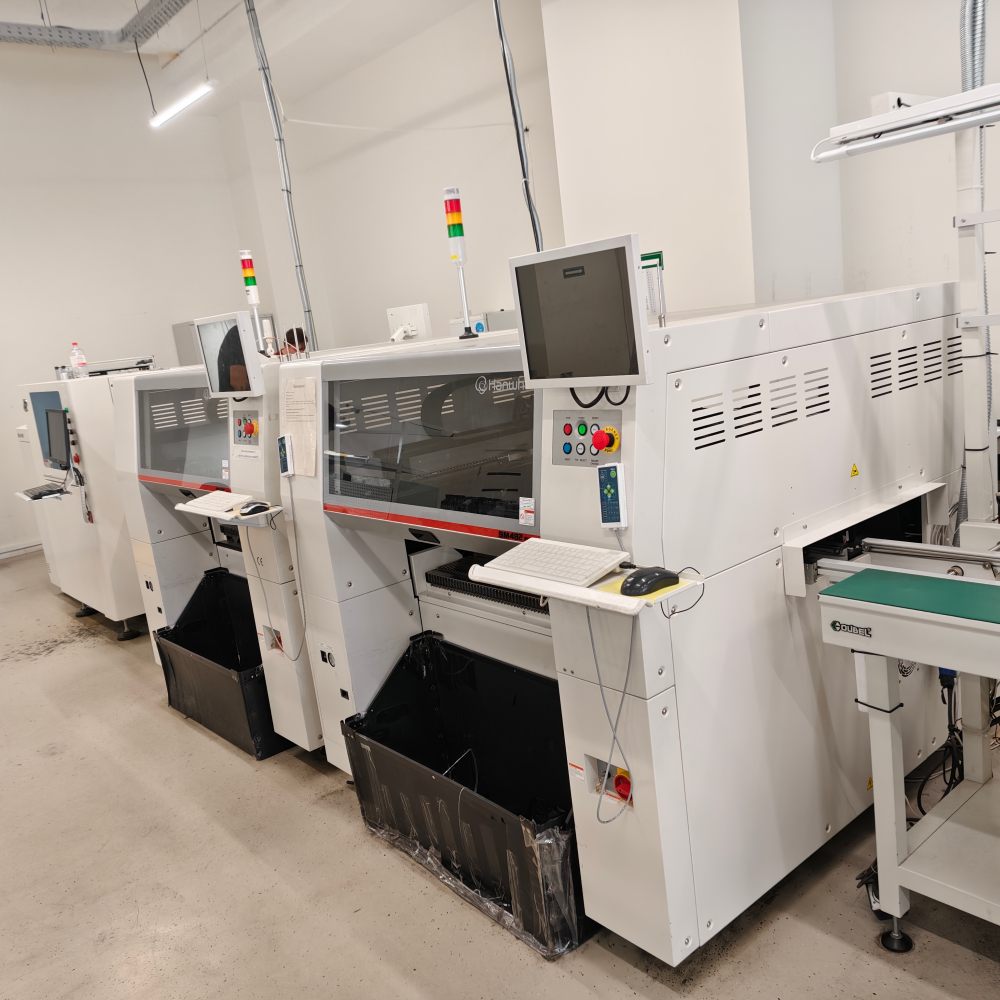 SM485P | סמסונג השתמשה במכונת בחירה ומקום אוטומטית של PCB SMT עבור גיליונות