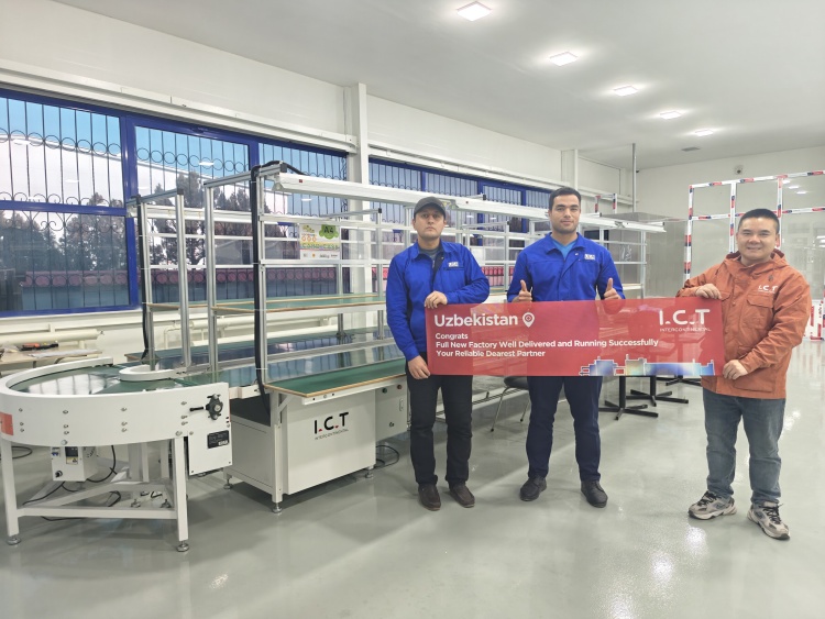 מכונת פינות חגורת ICT באוזבקיסטן