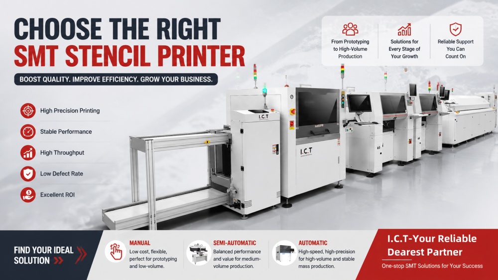 ידני לעומת חצי אוטומטי לעומת אוטומטי SMT Printer.jpg