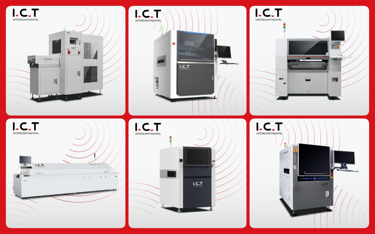 1 קו SMT עם מכונת SMT 01