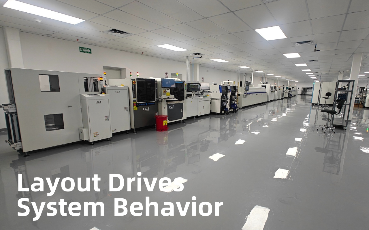 2. פריסת קו SMT קובעת יותר משטח הרצפה