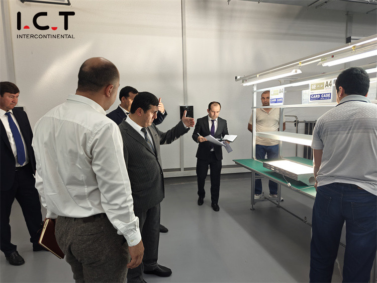 ראש עיריית טג'יקיסטן מבקר במכונת ה- SMT של ICT