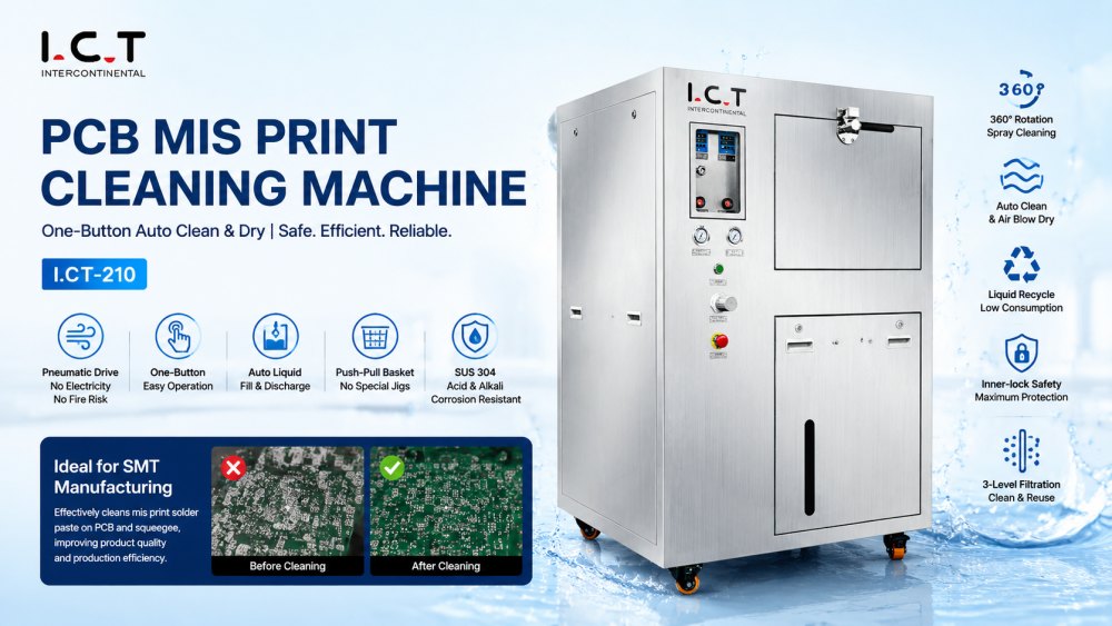 מכונת ניקוי PCB Mis Print