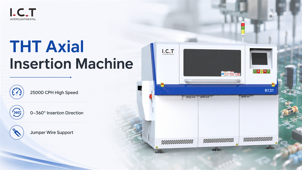 I.C.T THT Axial Insertion Machine ICT THT מכונת הכנסה צירית