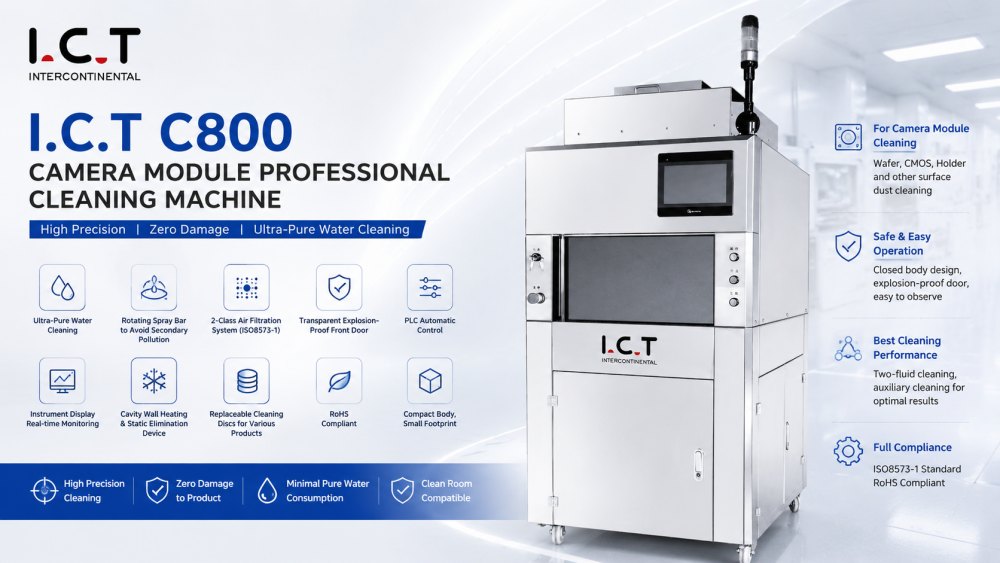 מכונת ניקוי מודול מצלמה ICT-C800 