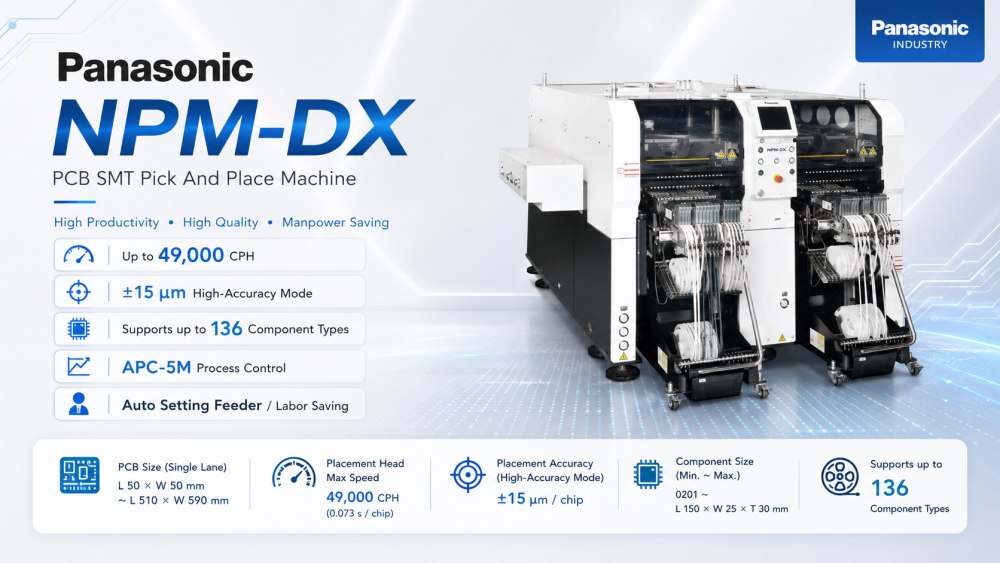 NPM-DX PANASONIN PCB SMT Pick and Machine Machine